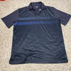 Callaway Opti-dri Men’s Chest Print Polo Shirt Black sz M